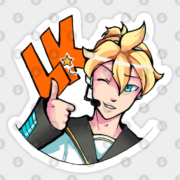 Len Kagamine Sticker by shikicraig